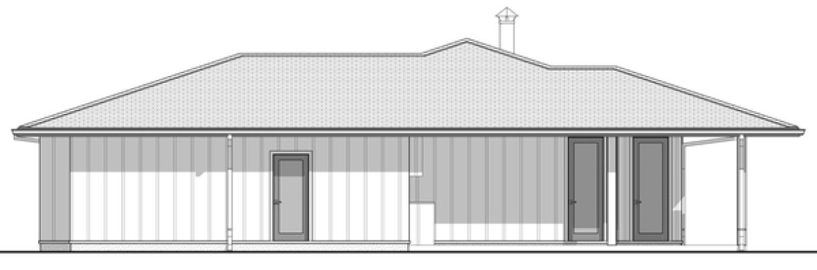 Right Elevation for House Plan #598921