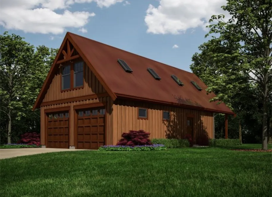 Full Rendering for House Plan #262190