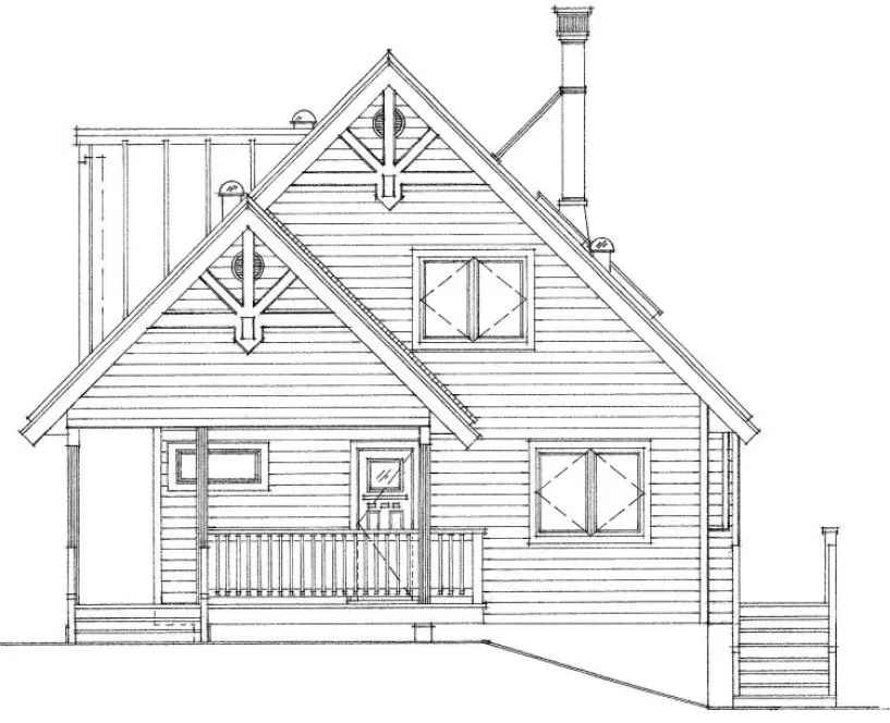 Full Rendering for House Plan #269831