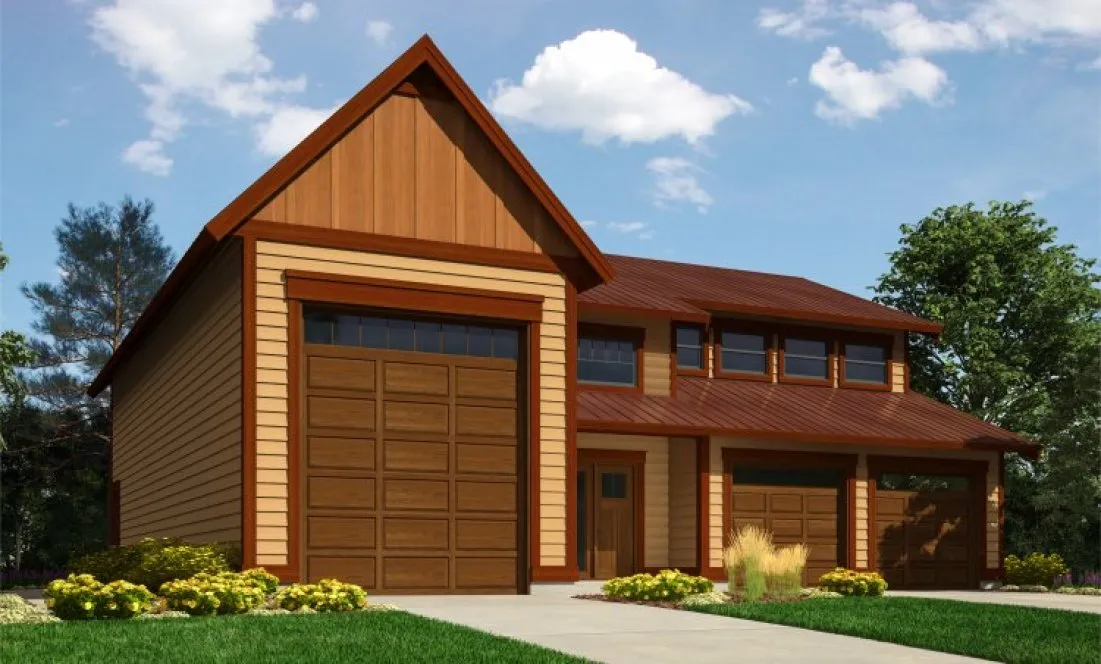 Full Rendering for House Plan #268681