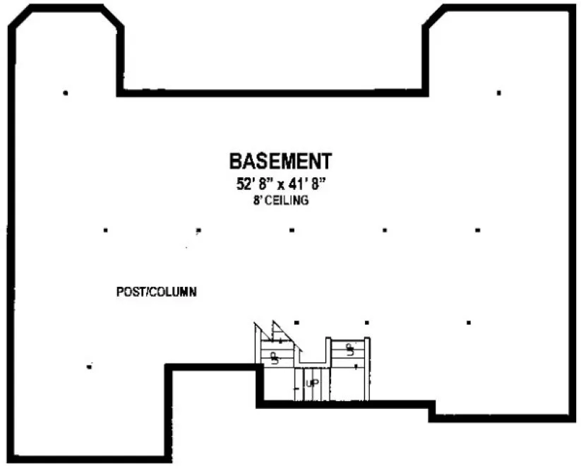 Basement Plan for House Plan #864871