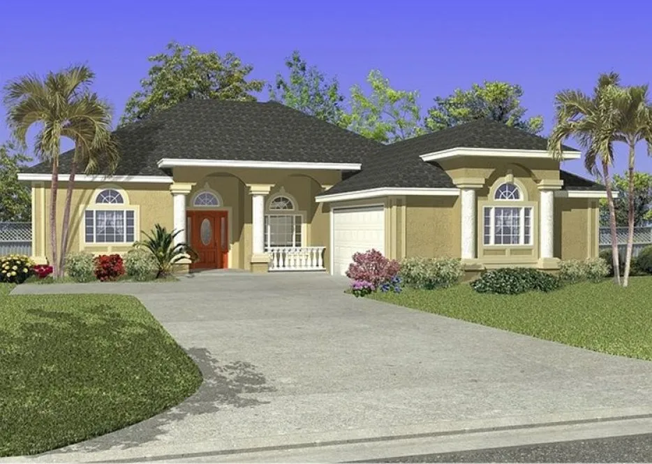 Full Rendering for House Plan #865422