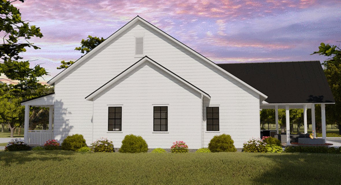 Right Elevation for House Plan #870842