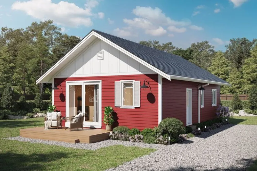 Full Rendering for House Plan #590093