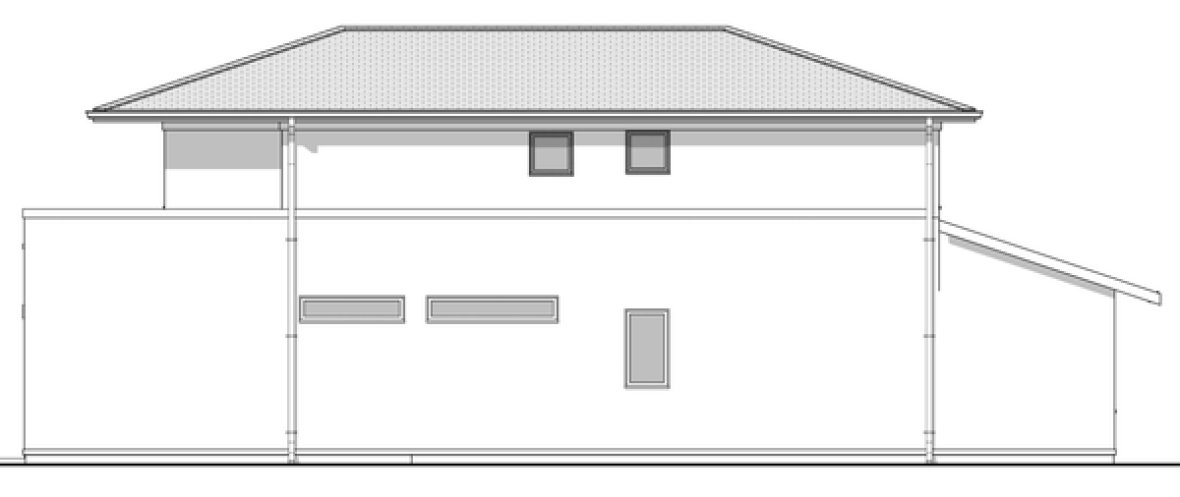 Right Elevation for House Plan #598391