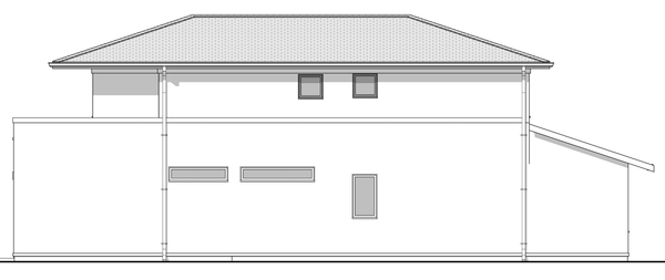 Right Elevation for House Plan #598391