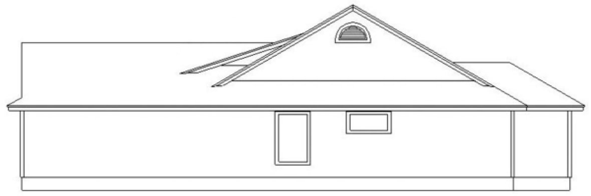 Right Elevation for House Plan #866941