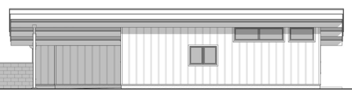 Right Elevation for House Plan #598841
