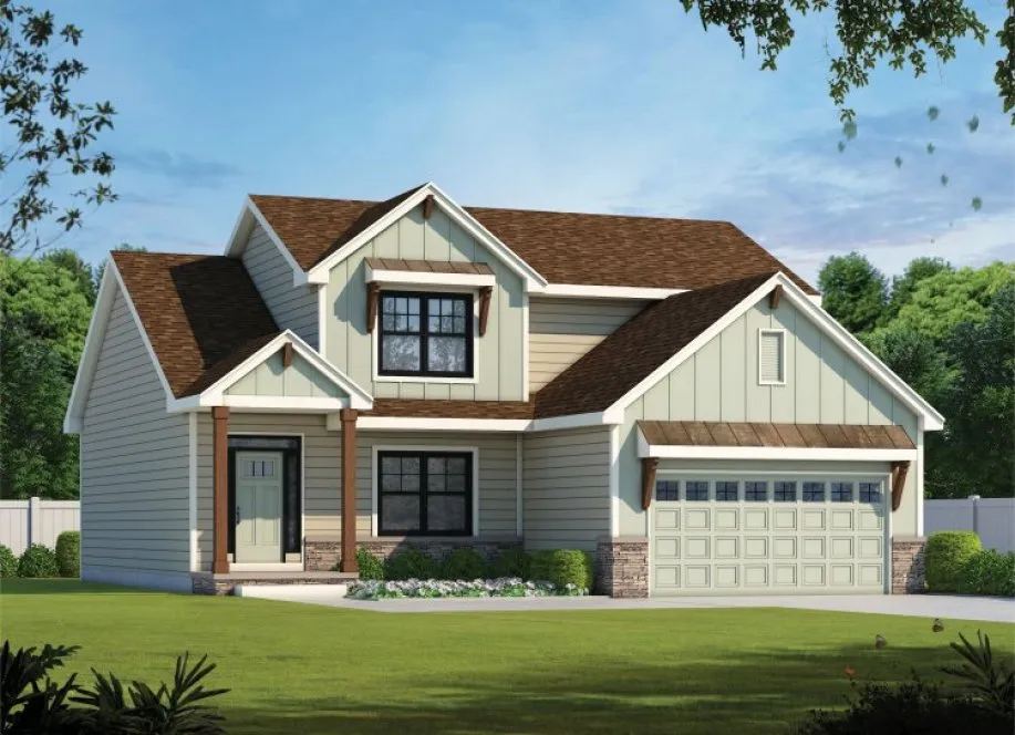 Full Rendering for House Plan #154151