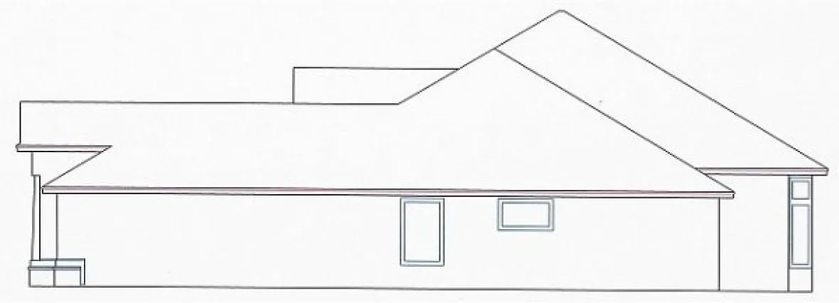 Right Elevation for House Plan #862081