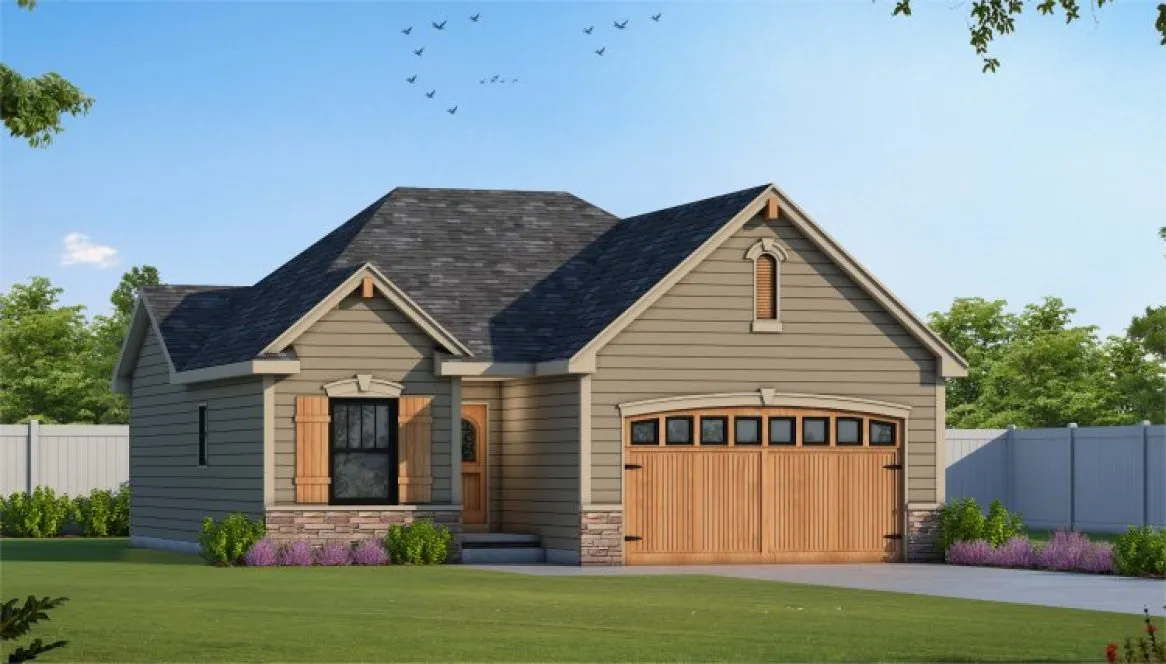 Full Rendering for House Plan #156311