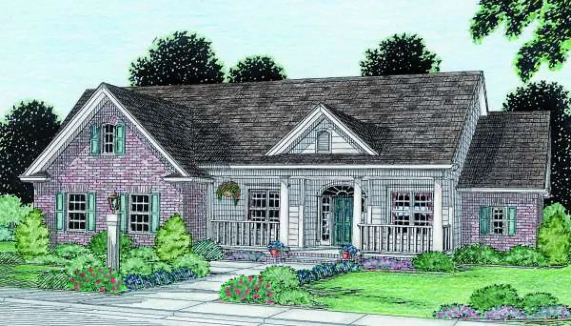 Full Rendering for House Plan #245724