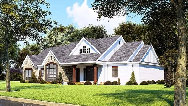 Right Elevation for House Plan #312112