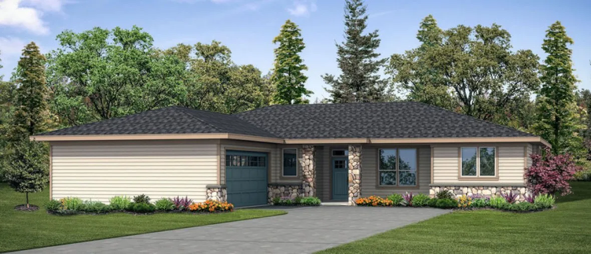 Full Rendering for House Plan #347522