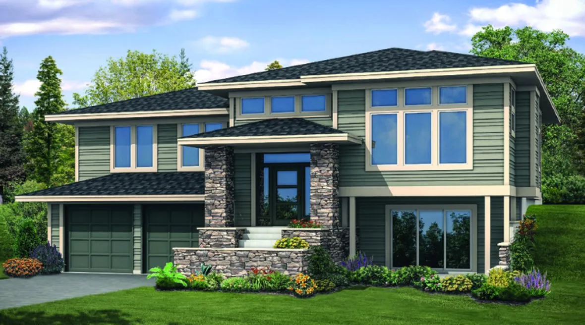 Full Rendering for House Plan #346882
