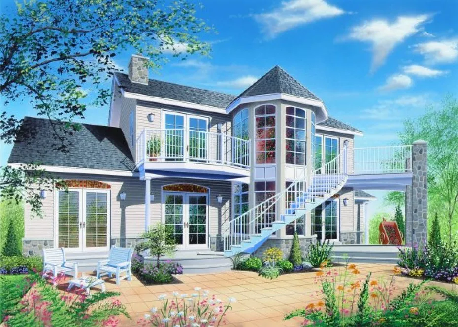 ExteriorPhoto for House Plan #148862