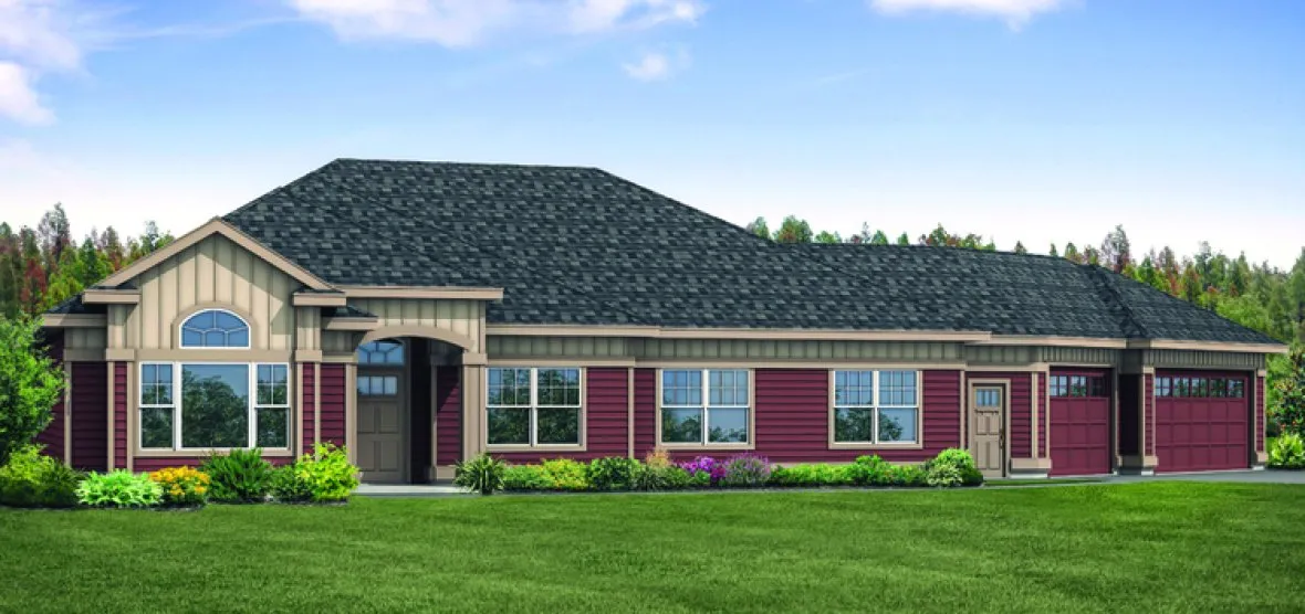 Full Rendering for House Plan #343662