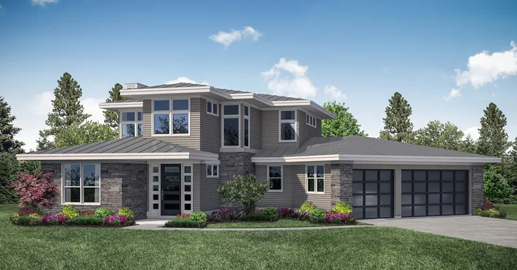 Full Rendering for House Plan #342073