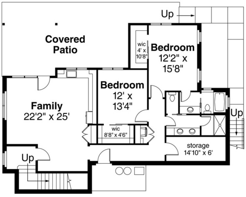Basement Plan for House Plan #347593