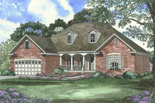 Full Rendering for House Plan #310881
