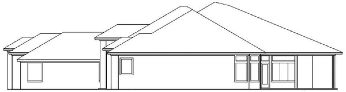 Right Elevation for House Plan #861492