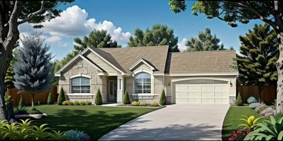 Full Rendering for House Plan #352290