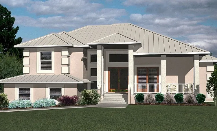 Full Rendering for House Plan #860822