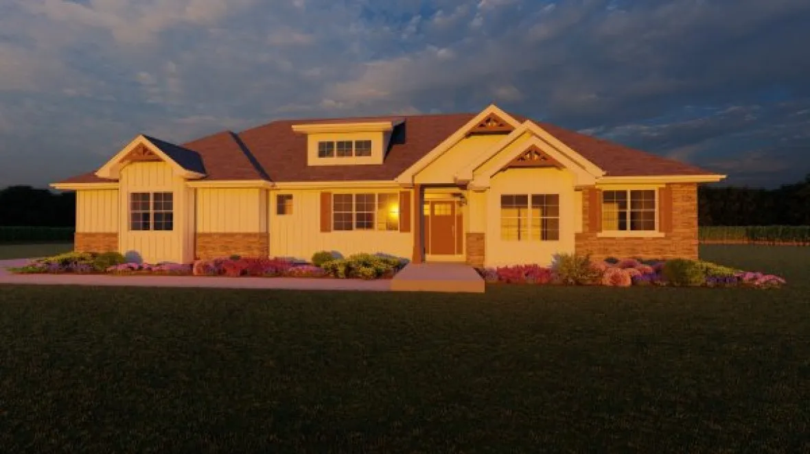 ExteriorPhoto for House Plan #203070