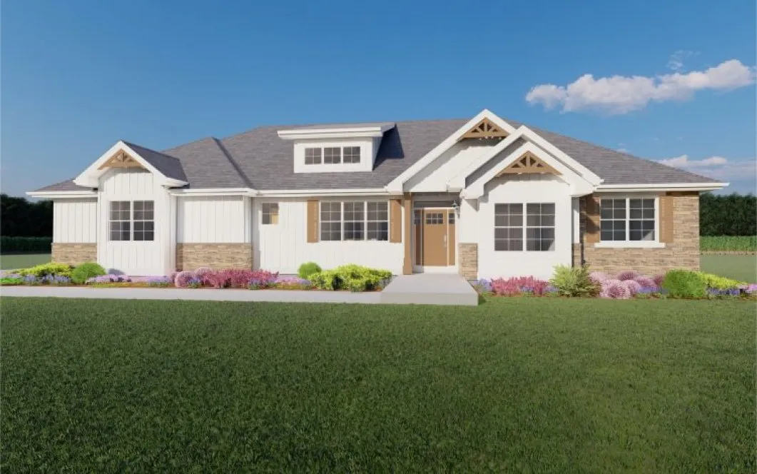 Full Rendering for House Plan #203070