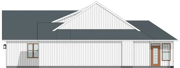 Right Elevation for House Plan #203034