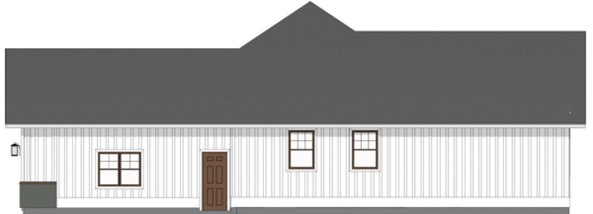 Right Elevation for House Plan #203053