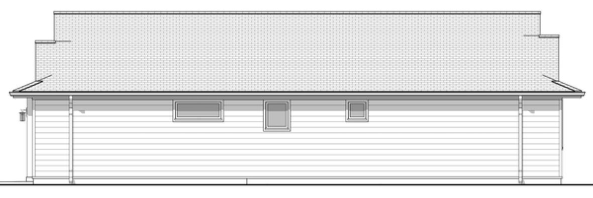 Right Elevation for House Plan #592922