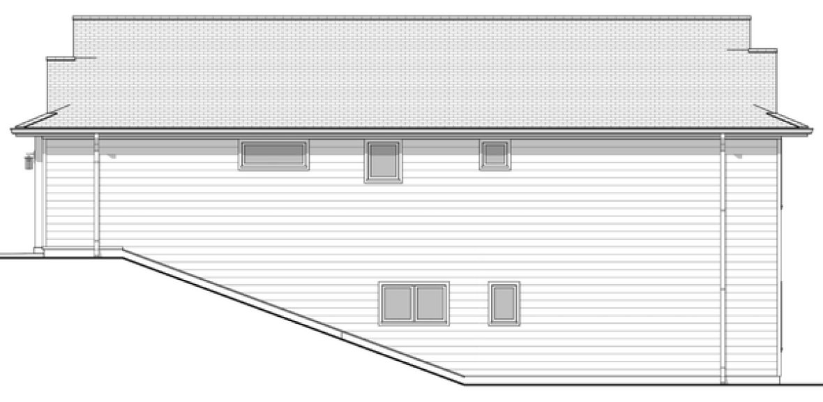 Right Elevation for House Plan #592922