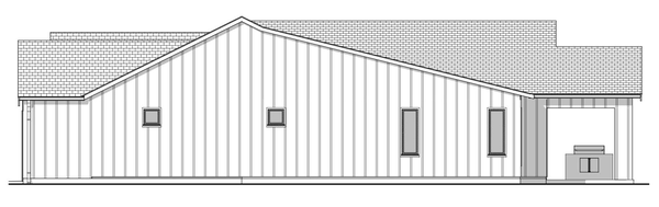 Right Elevation for House Plan #592352