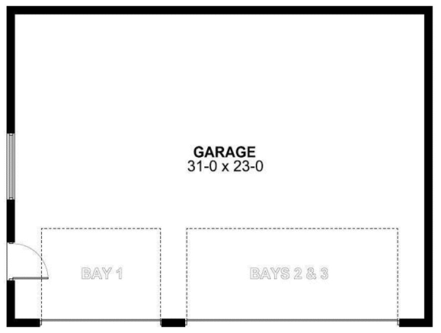Main Floor Plan for House Plan #202017