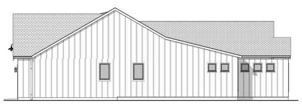 Right Elevation for House Plan #598313