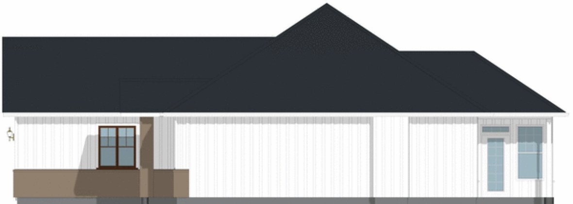 Right Elevation for House Plan #203035