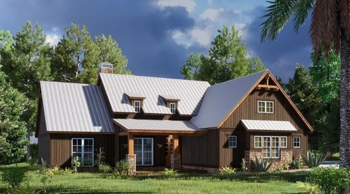 Full Rendering for House Plan #317981