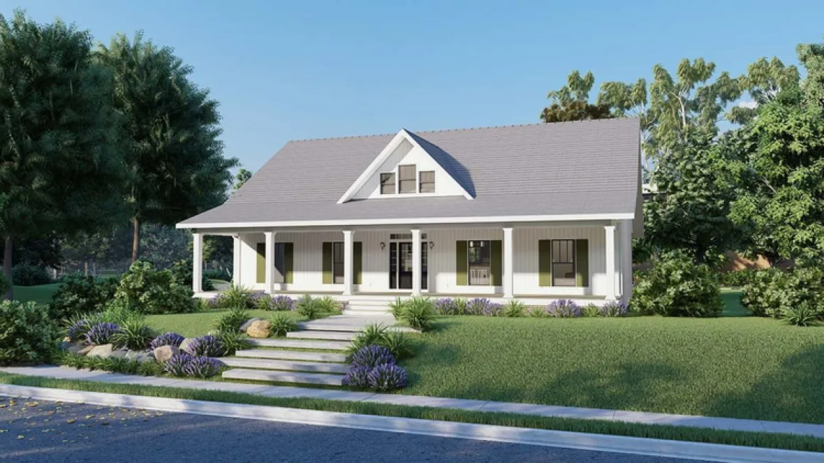 Full Rendering for House Plan #431161