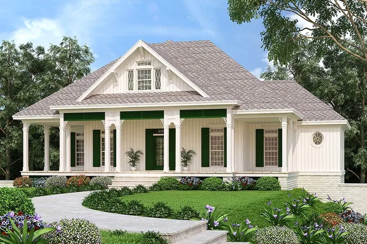 Full Rendering for House Plan #480261