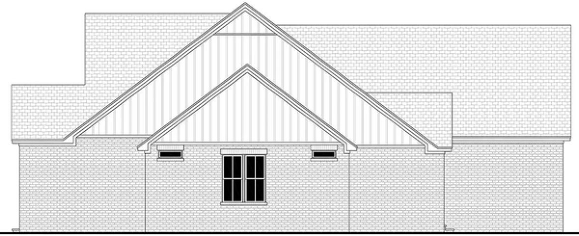 Right Elevation for House Plan #305162