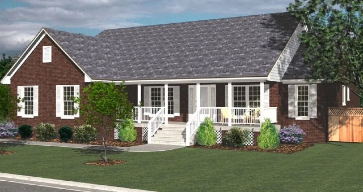 Full Rendering for House Plan #865412