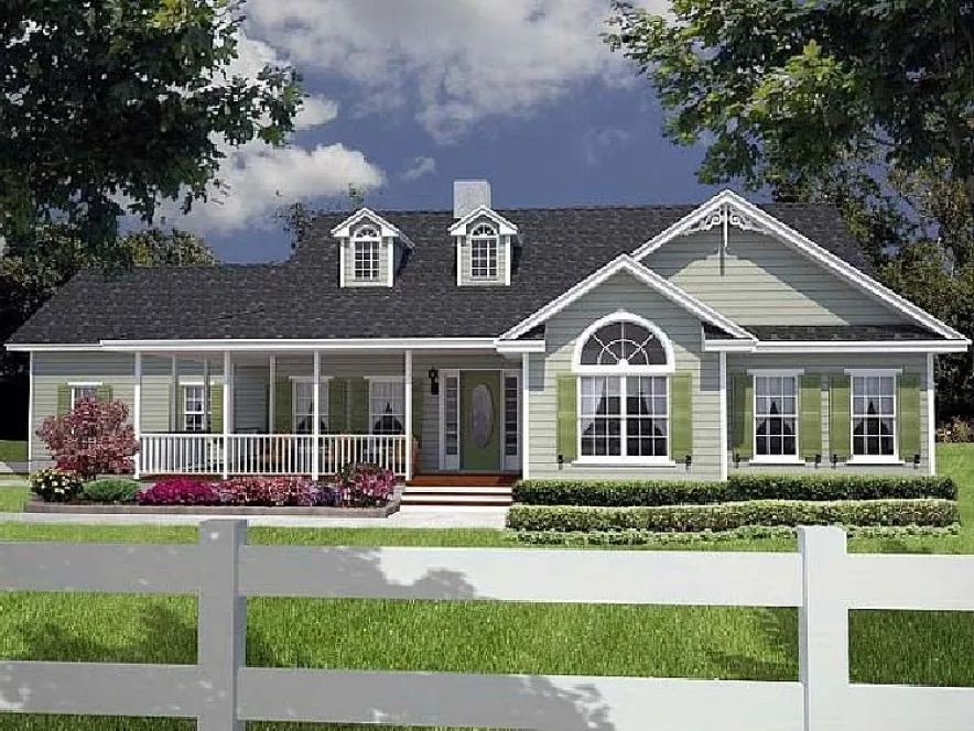 Full Rendering for House Plan #865881