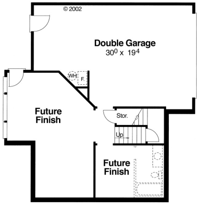 Basement Plan for House Plan #121281