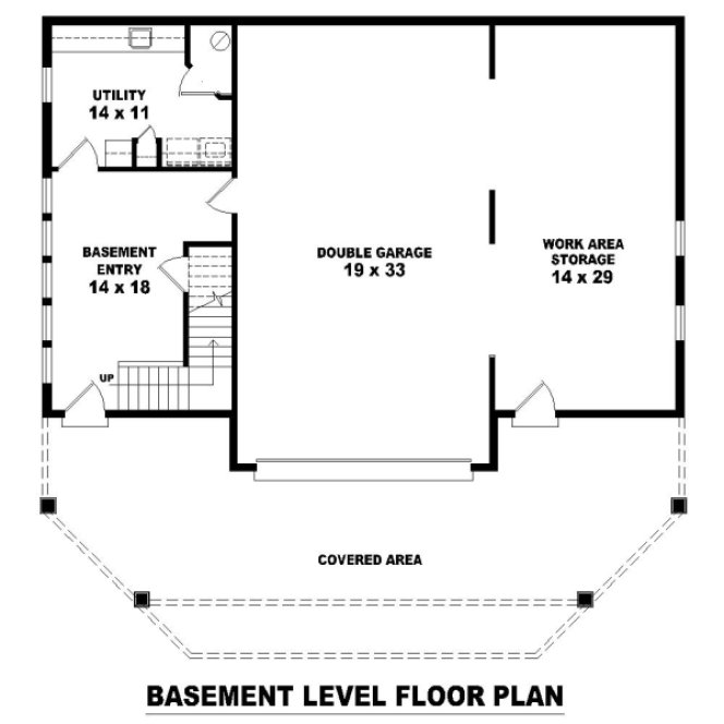 Basement Plan for House Plan #491581
