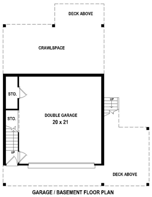Basement Plan for House Plan #490868