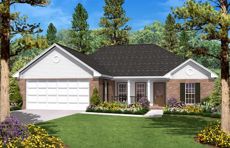 Full Rendering for House Plan #300041
