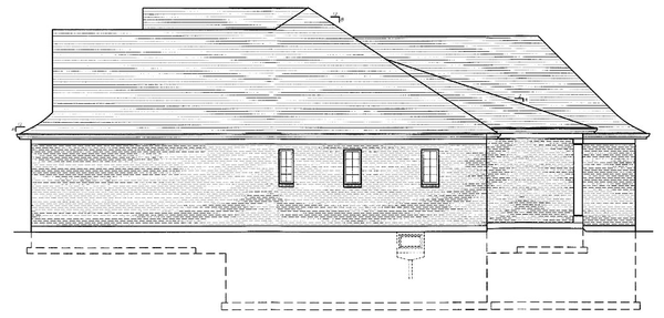 Right Elevation for House Plan #534552