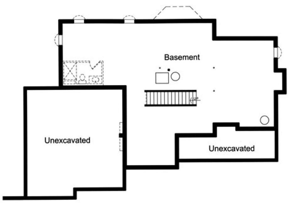 Basement Plan for House Plan #535742