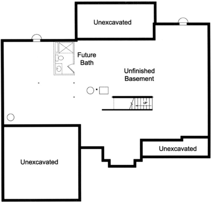 Basement Plan for House Plan #530452